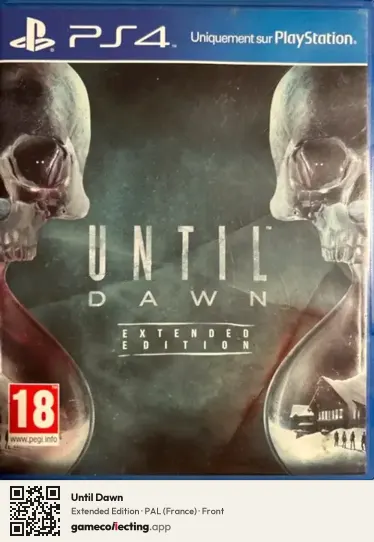 Until Dawn PlayStation 4, France box front