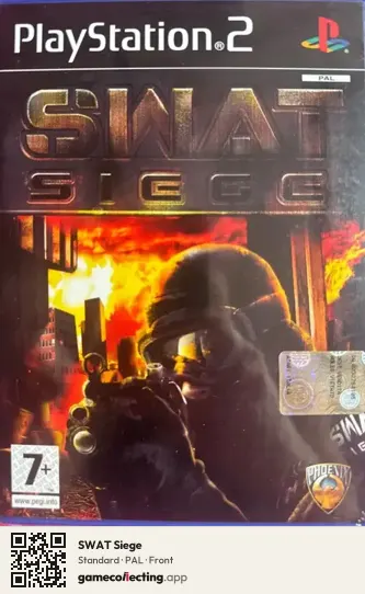 SWAT Siege PlayStation 2, PAL box front