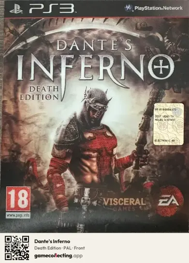Dante's Inferno PlayStation 3, PAL box front