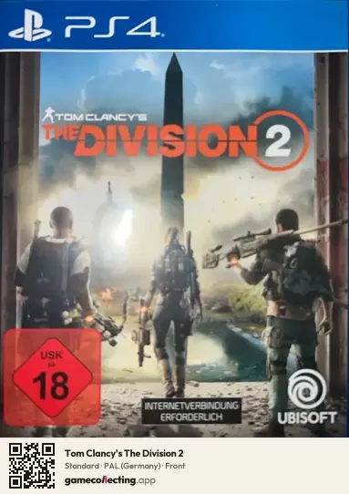 Tom Clancy's The Division 2 PlayStation 4, Germany box front