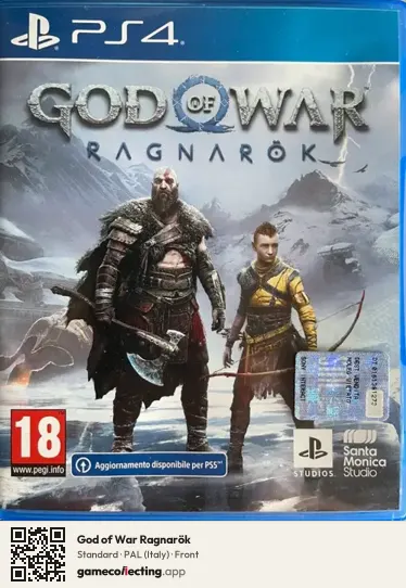 God of War Ragnarök PlayStation 4, Italy box front