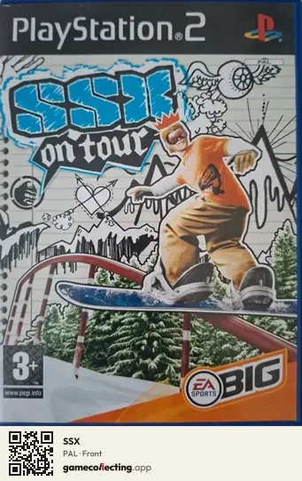 SSX PlayStation 2, PAL box front