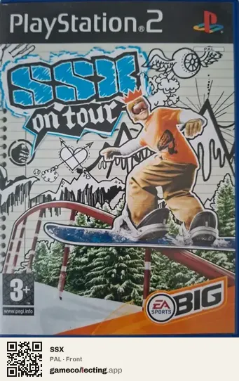 SSX PlayStation 2, PAL box front