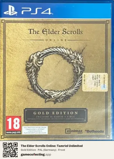 The Elder Scrolls Online: Tamriel Unlimited PlayStation 4, Germany box front