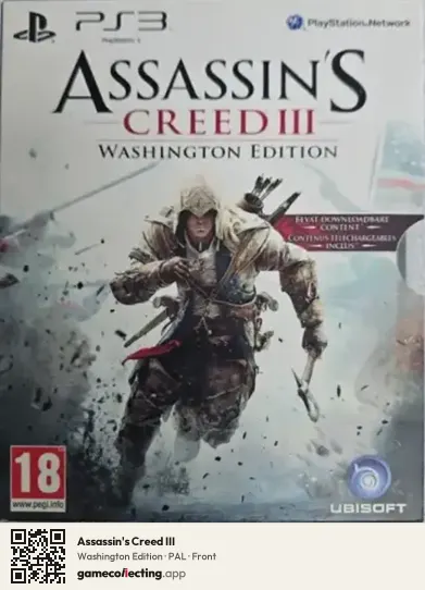 Assassin's Creed III PlayStation 3, PAL box front