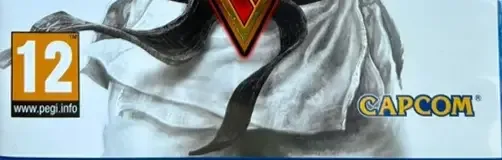 Street Fighter V, the PEGI square on its front