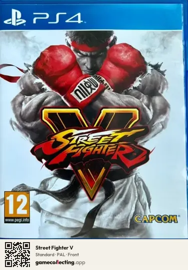 Street Fighter V PlayStation 4, PAL box front
