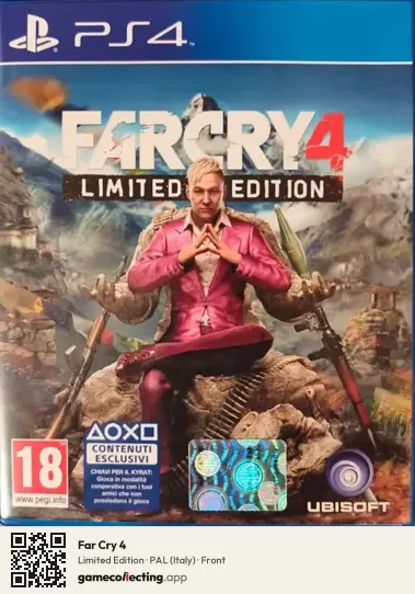 Far Cry 4 PlayStation 4, Italy box front
