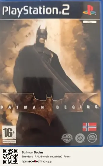 Batman Begins PlayStation 2, Nordic countries box front