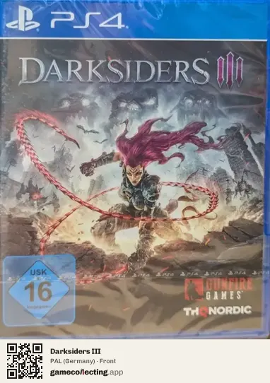 Darksiders III PlayStation 4, Germany box front