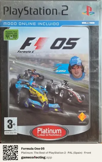 Formula One 05 PlayStation 2, Spain box front