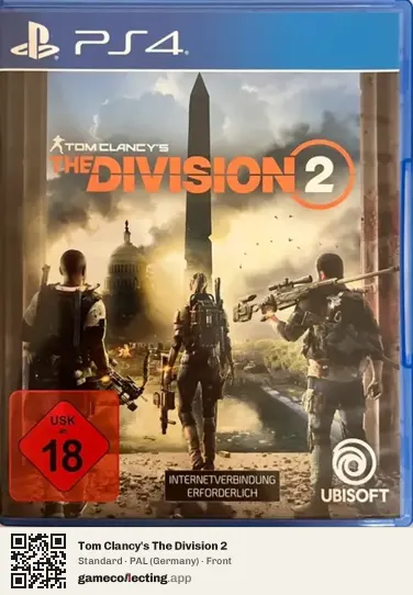 Tom Clancy's The Division 2 PlayStation 4, Germany box front