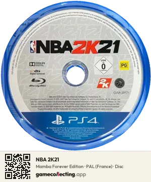 NBA 2K21 PlayStation 4, PAL disc