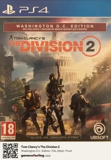 Tom Clancy's The Division 2 PlayStation 4, Italy box front
