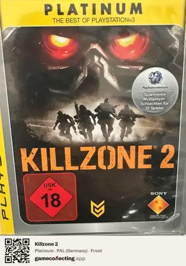 Killzone 2 PlayStation 3, Germany box front
