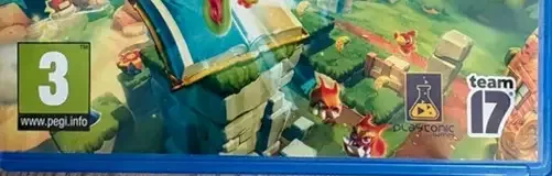 Yooka-Laylee and the Impossible Lair, the PEGI square on its front