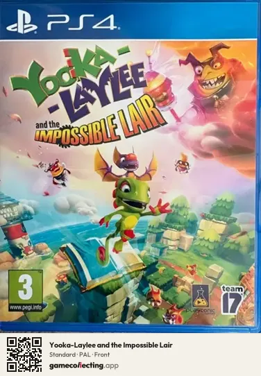 Yooka-Laylee and the Impossible Lair PlayStation 4, PAL box front