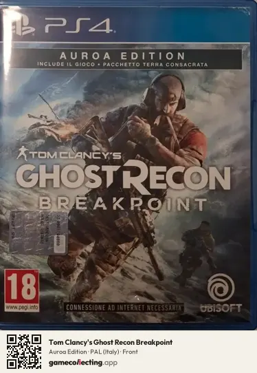 Tom Clancy's Ghost Recon Breakpoint PlayStation 4, Italy box front