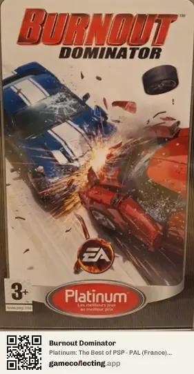 Burnout Dominator PlayStation Portable, France box front