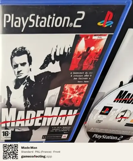 Made Man PlayStation 2, France box front