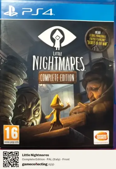 Little Nightmares PlayStation 4, Italy box front