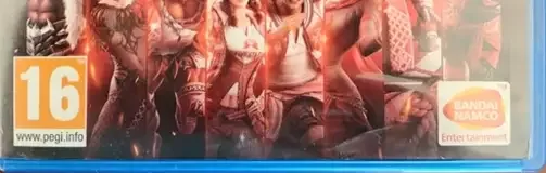 Tekken 7, the PEGI square on its front