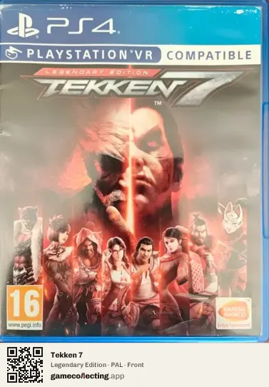 Tekken 7 PlayStation 4, PAL box front