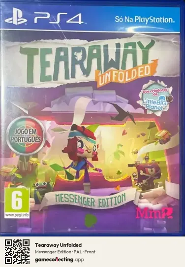 Tearaway Unfolded PlayStation 4, PAL box front