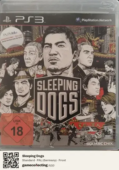 Sleeping Dogs PlayStation 3, Germany box front