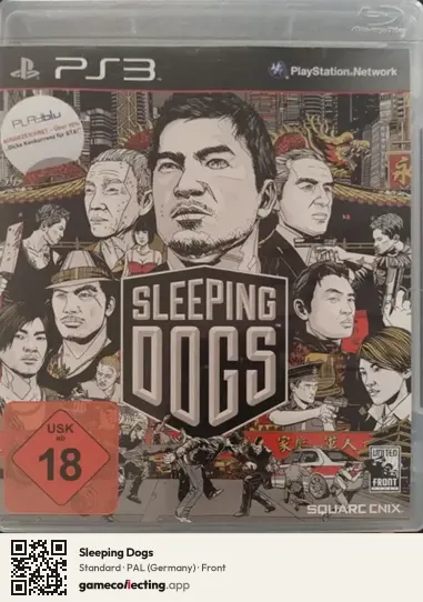 Sleeping Dogs PlayStation 3, Germany box front