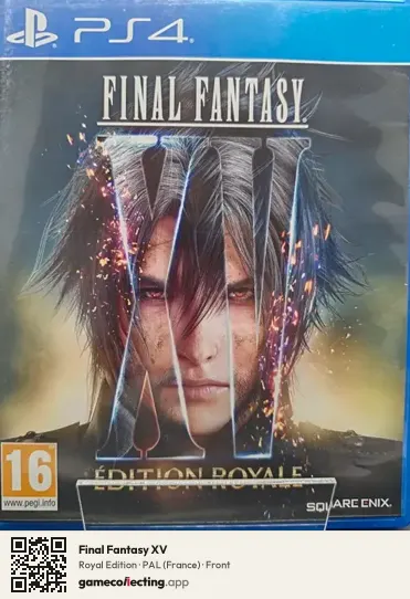 Final Fantasy XV PlayStation 4, France box front