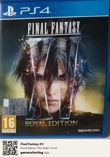Final Fantasy XV PlayStation 4, Italy box front