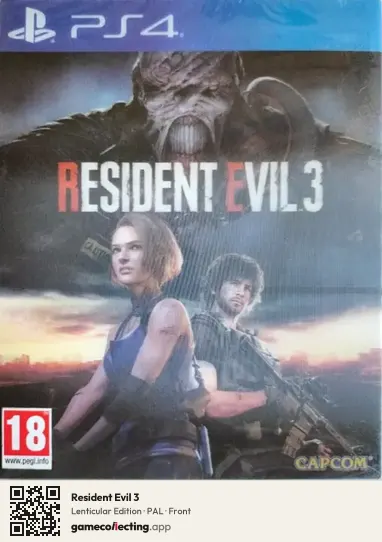 Resident Evil 3 PlayStation 4, PAL box front