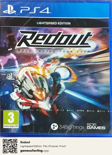 Redout PlayStation 4, France box front