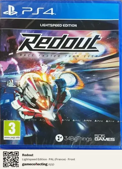 Redout PlayStation 4, France box front