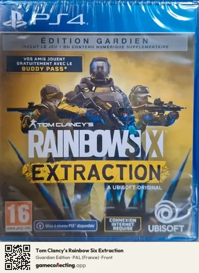 Tom Clancy's Rainbow Six Extraction PlayStation 4, France box front
