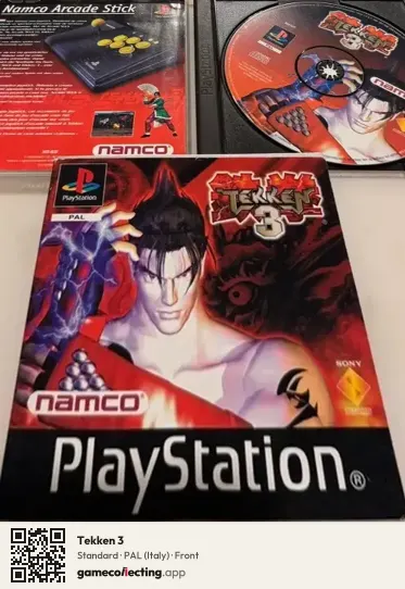 Tekken 3 PlayStation, Italy box front