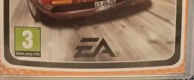 Burnout Legends, the PEGI square on its front