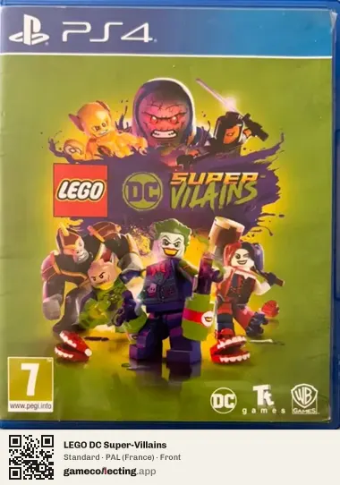 LEGO DC Super-Villains PlayStation 4, France box front