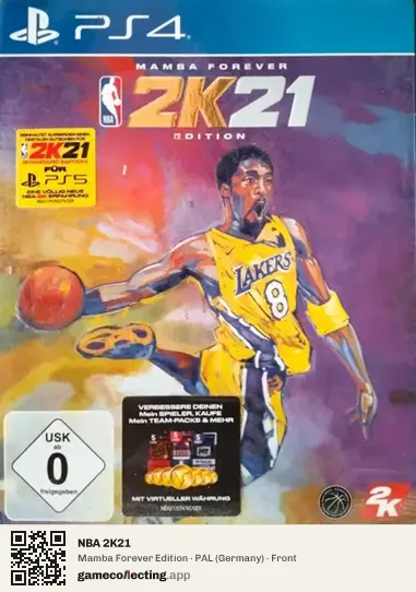 NBA 2K21 PlayStation 4, Germany box front