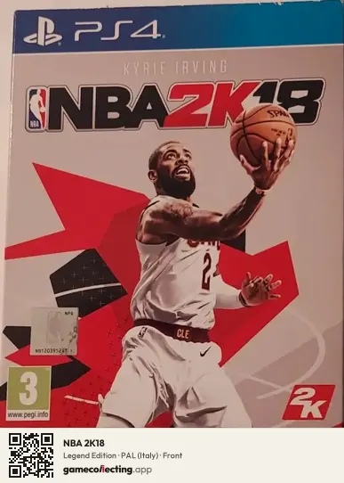 NBA 2K18 PlayStation 4, Italy box front