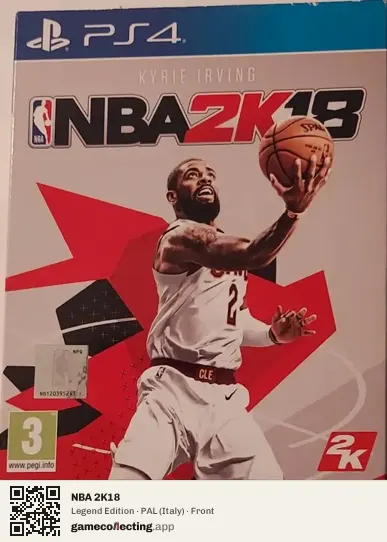 NBA 2K18 PlayStation 4, Italy box front