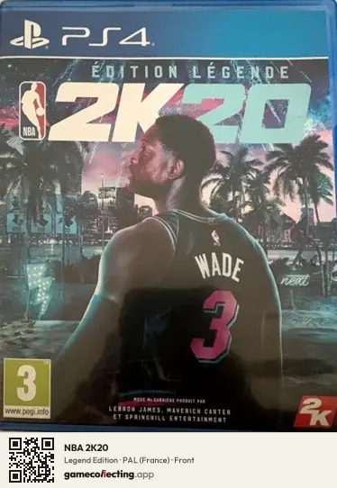 NBA 2K20 PlayStation 4, France box front