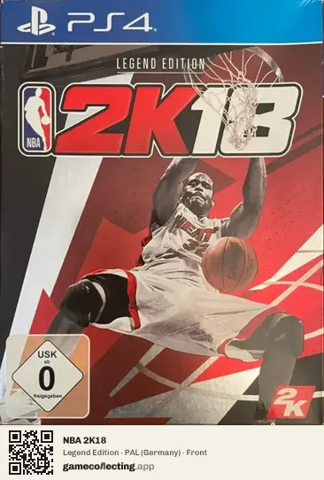 NBA 2K18 PlayStation 4, Germany box front