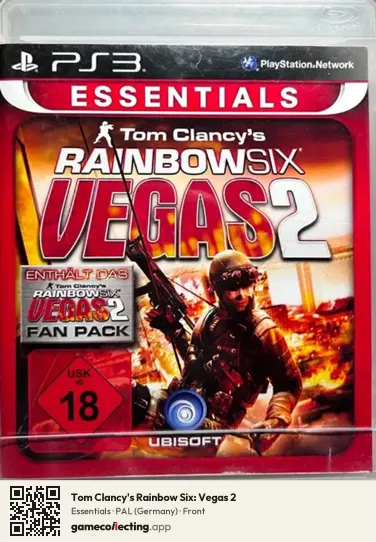 Tom Clancy's Rainbow Six: Vegas 2 PlayStation 3, Germany box front