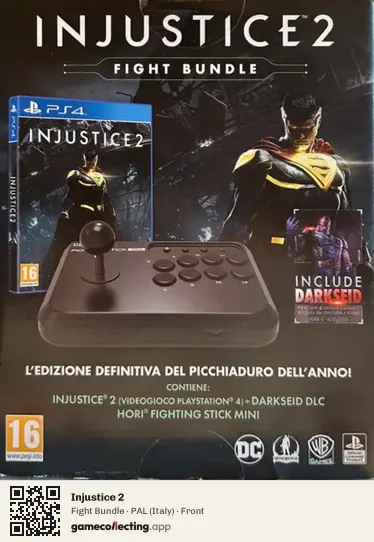 Injustice 2 PlayStation 4, Italy box front