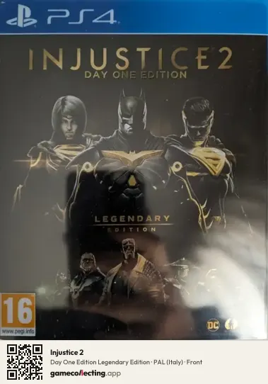 Injustice 2 PlayStation 4, Italy box front