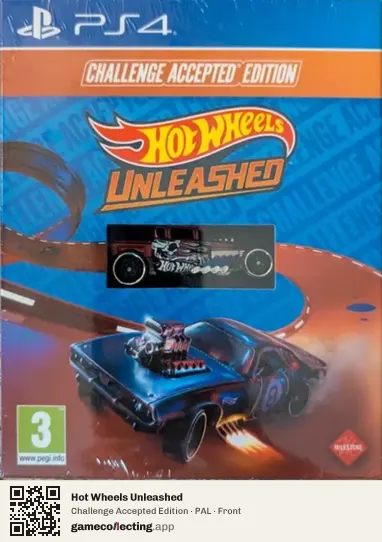 Hot Wheels Unleashed PlayStation 4, PAL box front