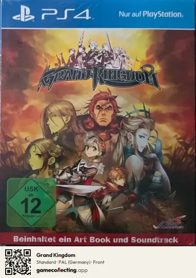 Grand Kingdom PlayStation 4, Germany box front