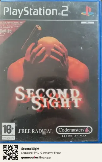 Second Sight PlayStation 2, Germany box front